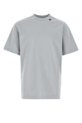 Camiseta de punto de algodón de Prada — Azul