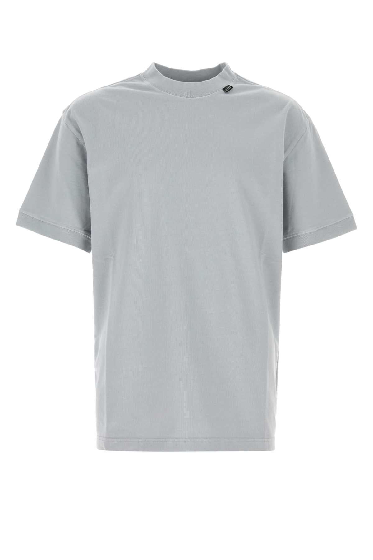 Camiseta de punto de algodón de Prada — Azul