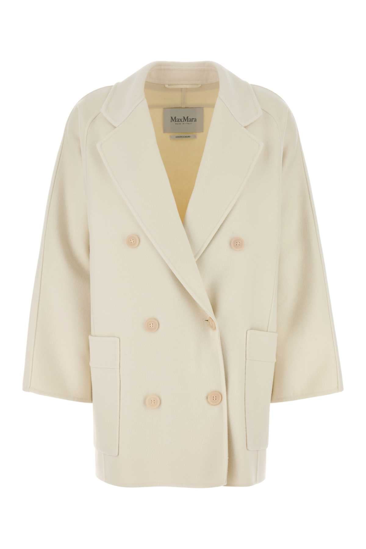 Max Mara Orma Coat — White