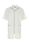 Zegna Linen Pajama Shirt — White