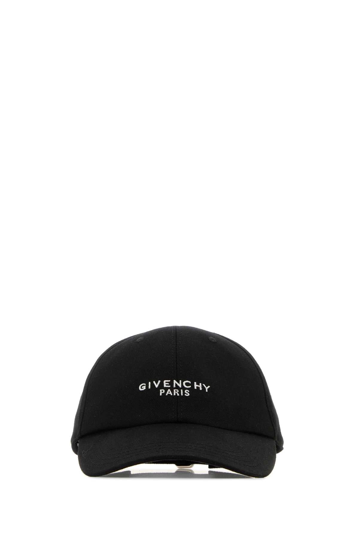 Givenchy Cotton Blend Baseball Cap — Black