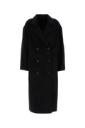 Loulou De Saison Wool-Cashmere Coat — Black