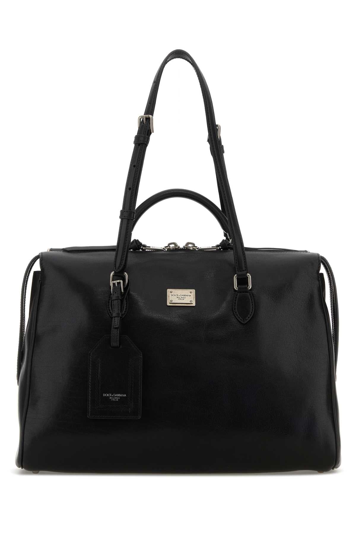 Dolce & Gabbana Vittoria Top Handle Bag — Black