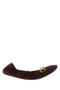 Gucci Prima Ballet Flat — Brown