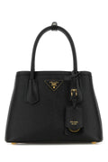 Prada Saffiano Leather Shoulder Bag — Black
