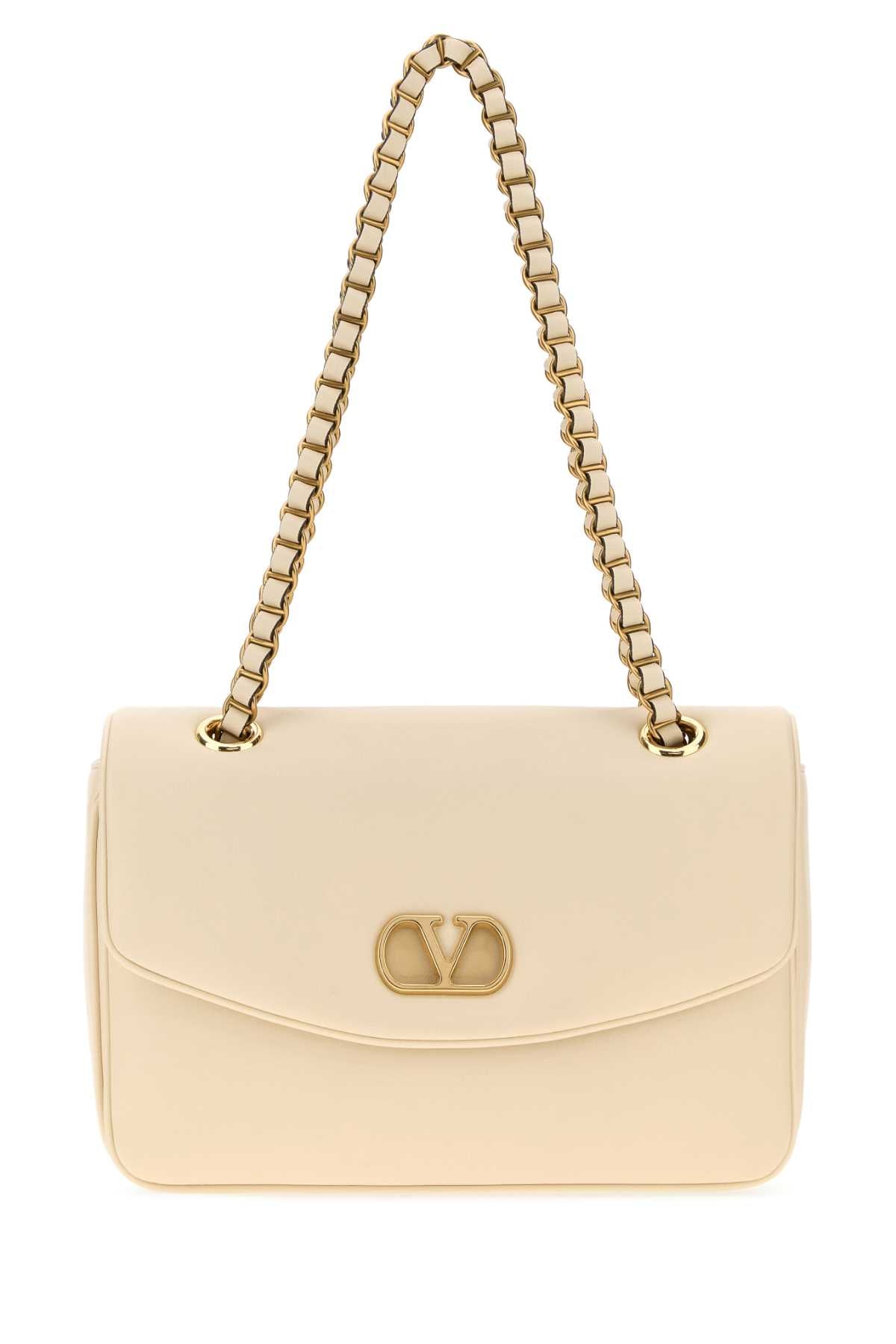 Valentino Garavani Djuna Shoulder Bag — Beige
