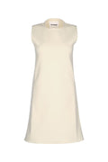 Jil Sander Sleeveless Shift Dress — Beige