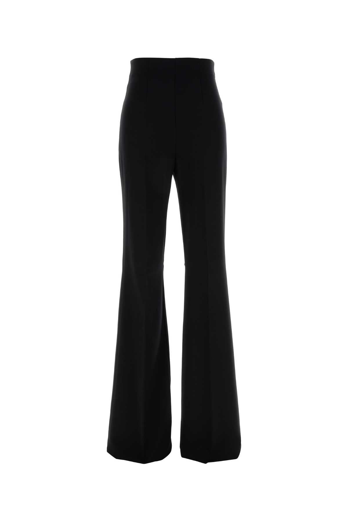 Sportmax Nylon Elastane Trousers — Black