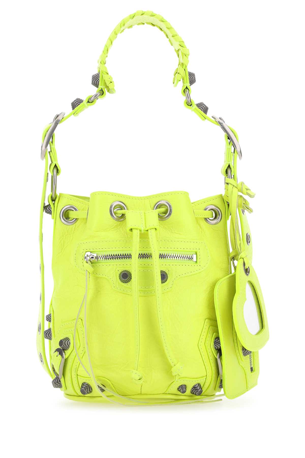 Balenciaga Le Cagole Bucket Bag — Yellow