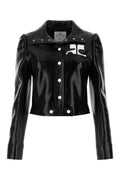 Courreges Knit Blazer — Black