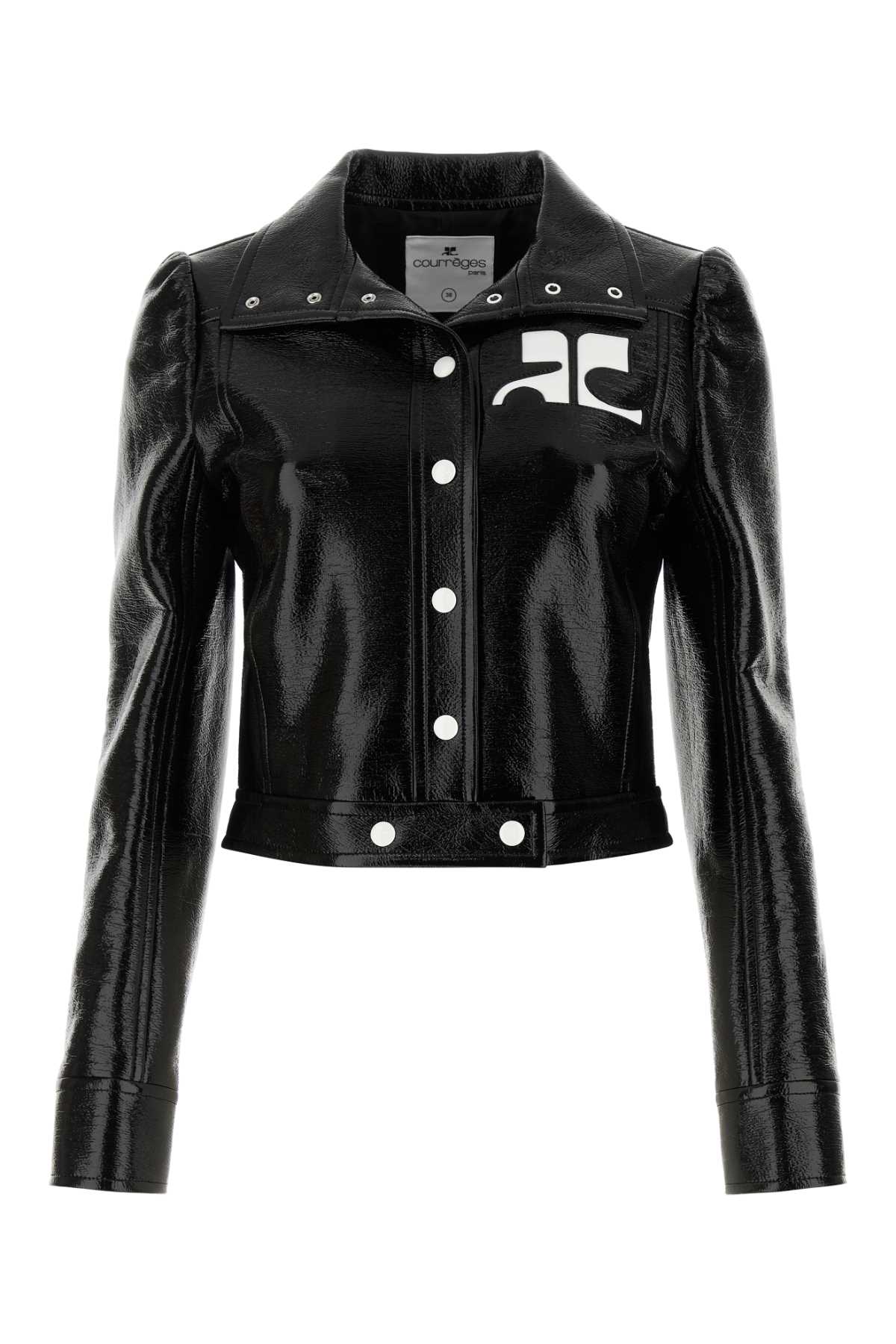 Courreges Knit Blazer — Black