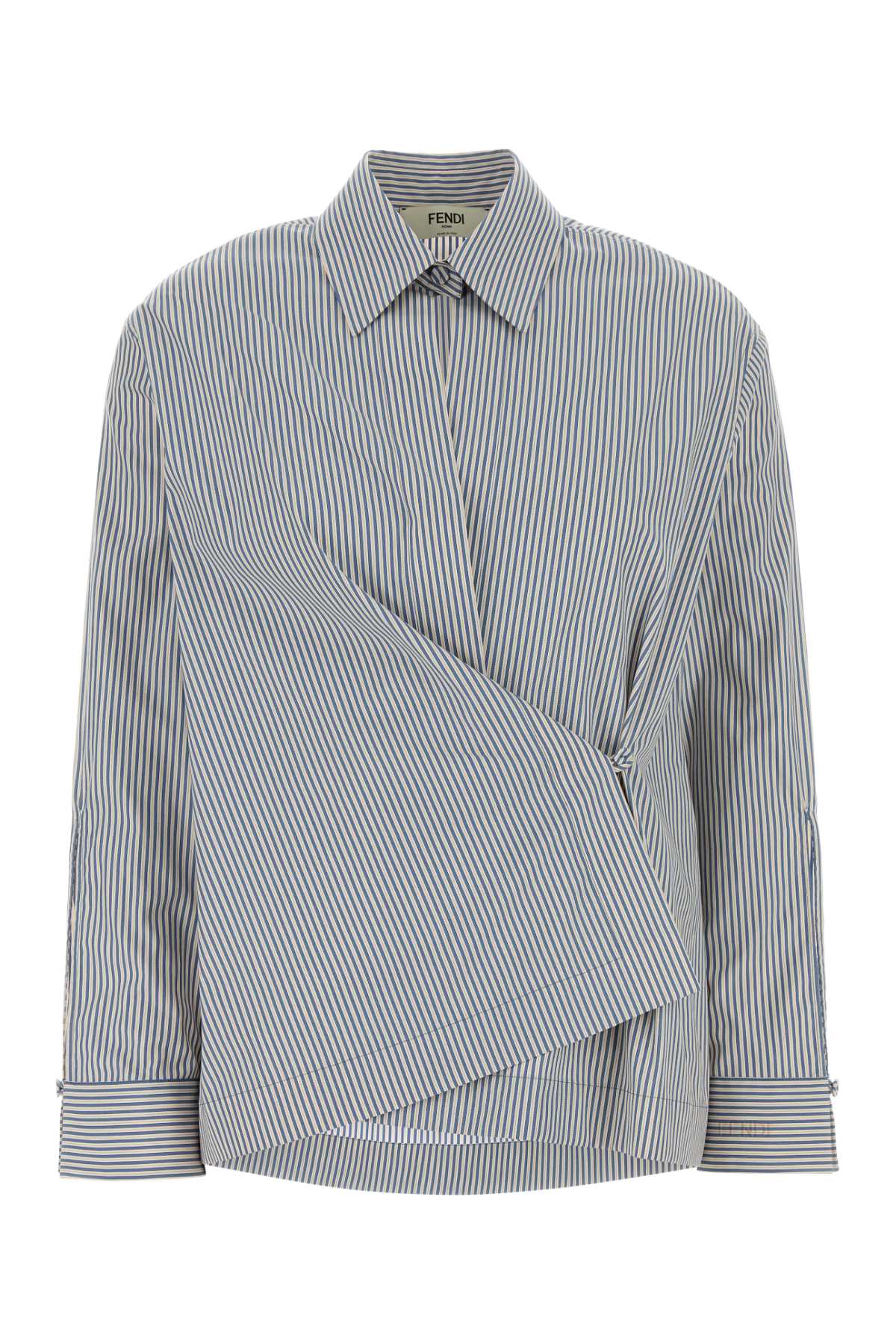 Fendi Cotton Shirt — Gray