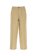 Le Kasha Organic Linen Trousers — Beige