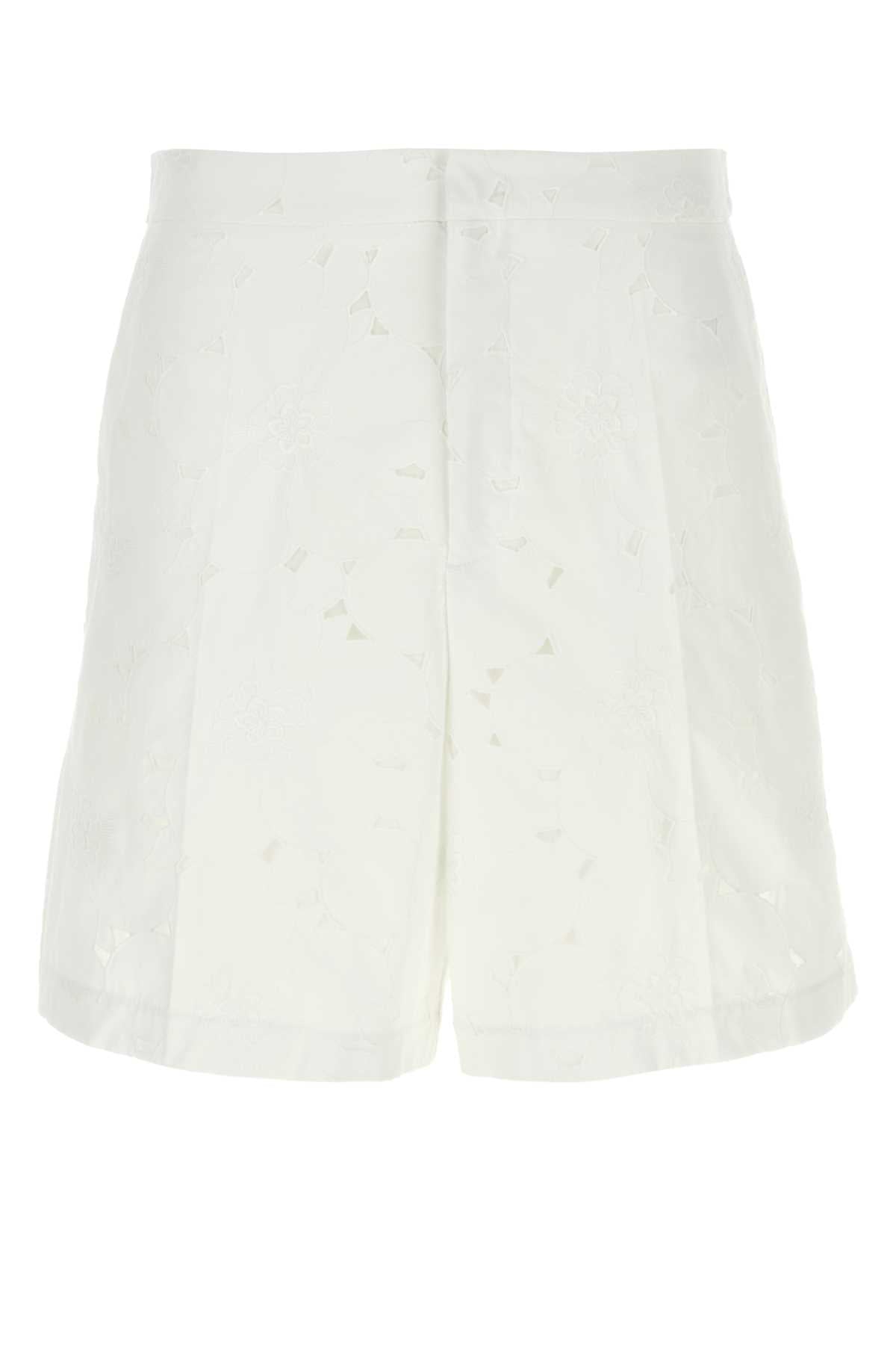Valentino Garavani Bermuda Shorts — White