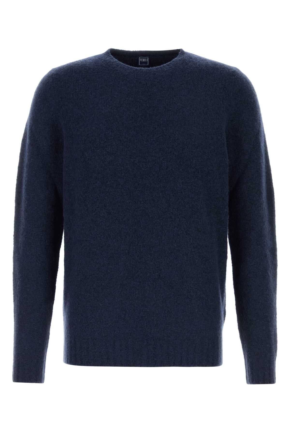 Fedeli Argentina ML Sweater — Navy