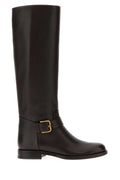 Dolce & Gabbana Calf Leather Boot — Black