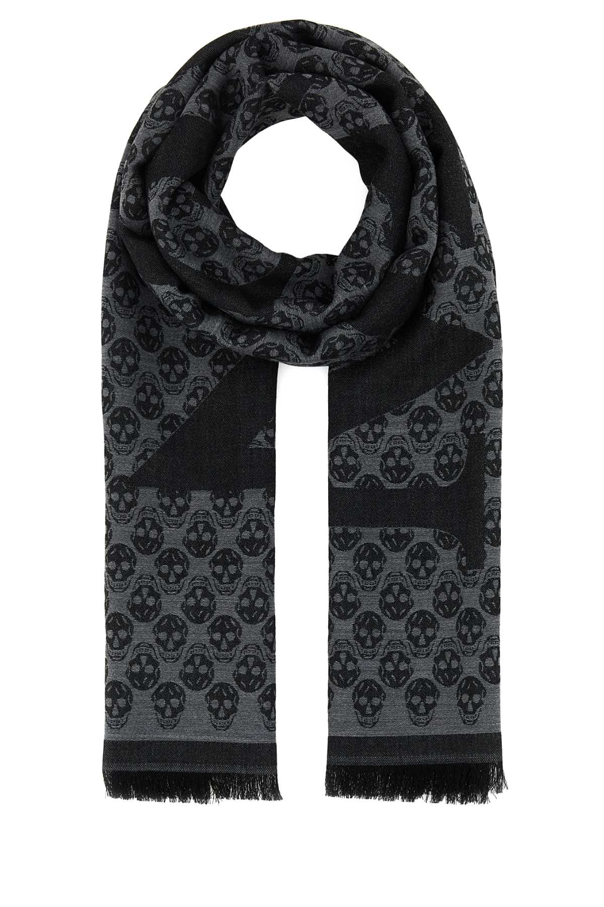 Alexander McQueen Multi Scarf — Gray