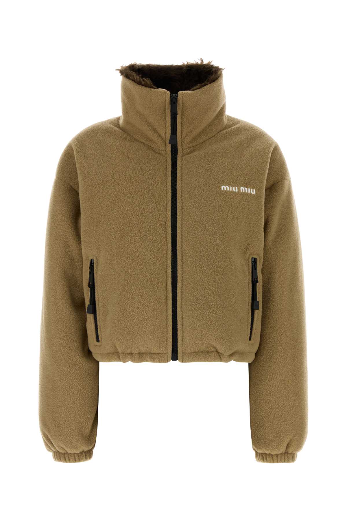 Miu Miu Down Jacket — Beige