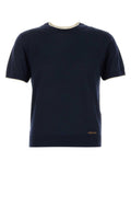 Versace Wool Knit Sweater — Navy