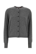 Ferragamo Girocollo Cardigan — Gray