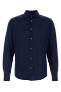 Men's Thomas Shirt Navy Wool