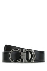 Men's Double Adjus Belt Black Calf