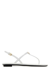 Women's Sandals White Leather