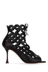 Women's Stivali Heel Black Suede