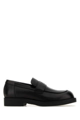 Men's Leather Loafer Black Bovina