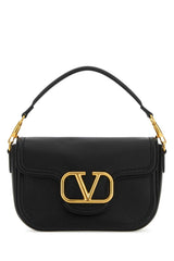 Women's Valentino Shoulder Bag Black Calf Leather