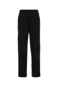 Women's Weedy Crochet Trousers Black Polyester