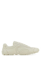 Women's Ivory Nappa Leather Montecarlo Re-Edition 2005 Sneakers Talco