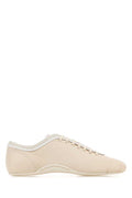 Women's Ivory Leather Sneakers Pearl