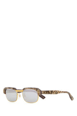 Women's Printed Acetate And Metal Sunglasses Brown