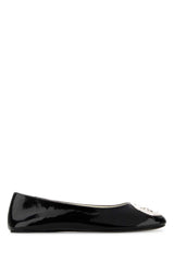Women's Riva Ballet Flat Black Bovine Leather