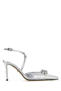 Women's Mach&mach Heart Heel Silver Nappa Leather