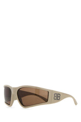 Unisex Sunset Acetate Sunglasses Beige
