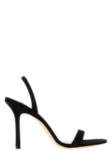 Women's Jenn Sandal Black Suede Heels