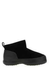 Unisex Mezzaluna Ankle Boot Black Suede