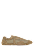 Men's Cappuccino Suede And Mesh Montecarlo Re-Edition 2005 Sneakers Deserto