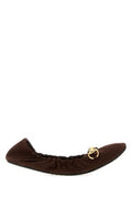 Women's Prima Ballet Flat Brown Calf Skin