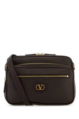 Men's Case Crossbody Bag Brown Calf Leather