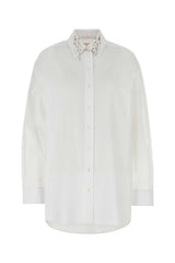 Women's Shirt White Cotton