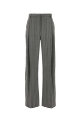 Women's Tailoring Trousers Gray Wool