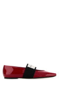 Women's Ballerina Red Calf