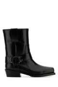 Women's Rockstud Boots Black Leather