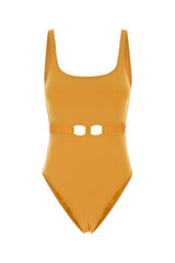 Women's Replay Swimsuit Yellow Nylon Elastane Swimwear