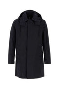 Men's Cotton Raincoat Navy Raincoats
