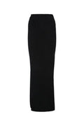 Women's La Jupe Peplo Skirt Black Cotton