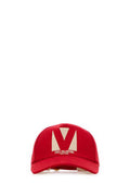 Women's Baseball Logo-Embroidered Cotton Cap